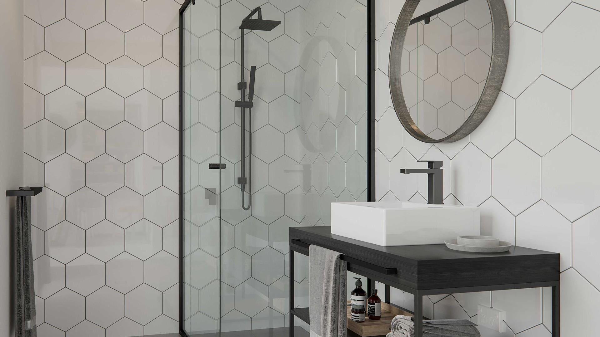 Aqua Overlap Shower Screen
