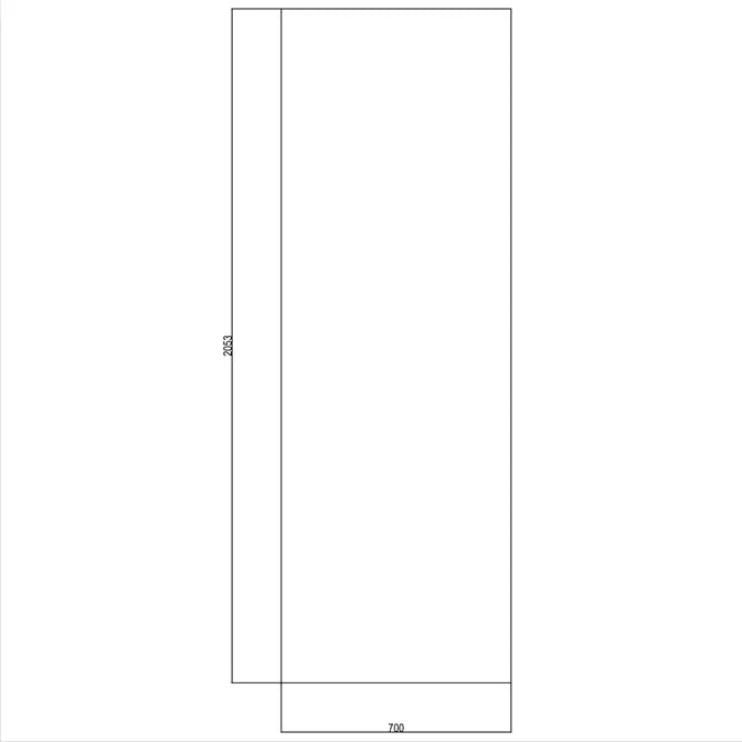 H2053 x W700 (mm)