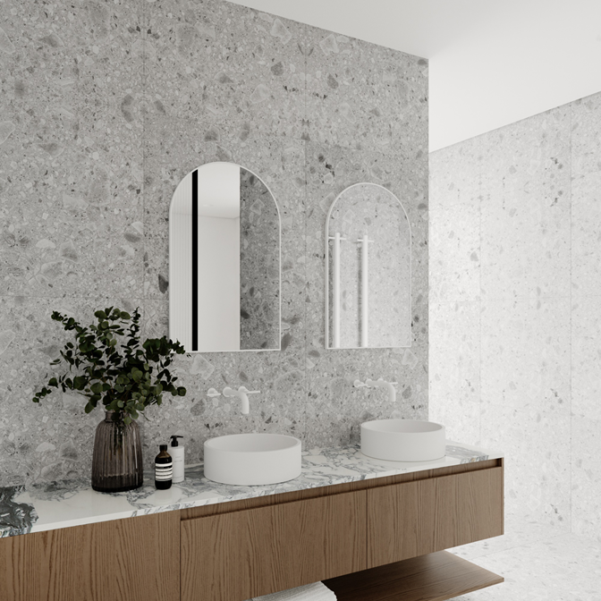 Gothic with White Frame