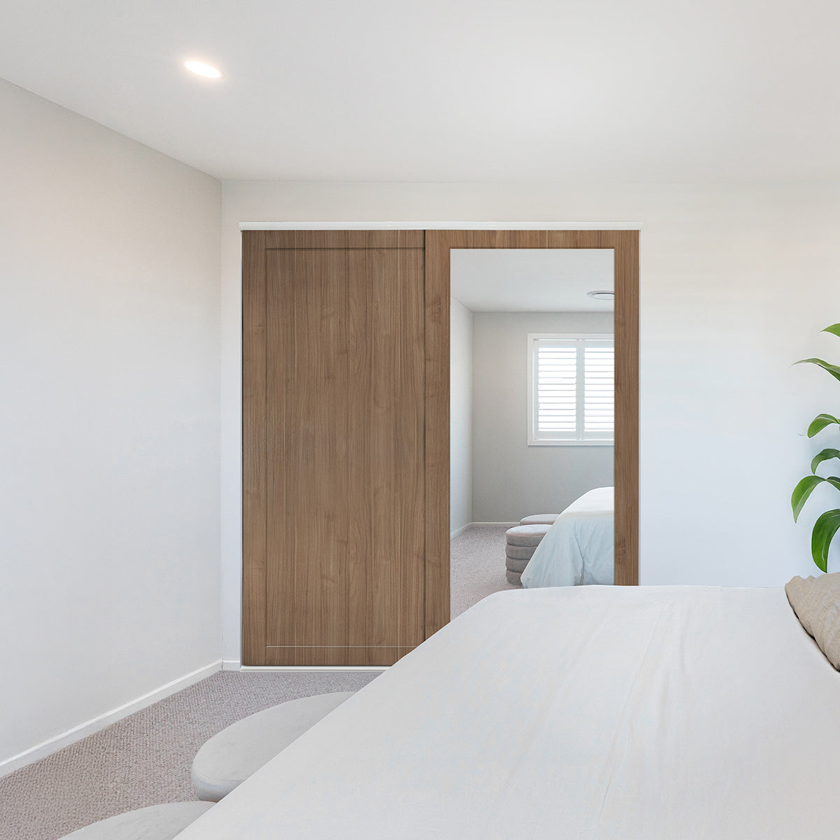 Shaker Sliding Two Door