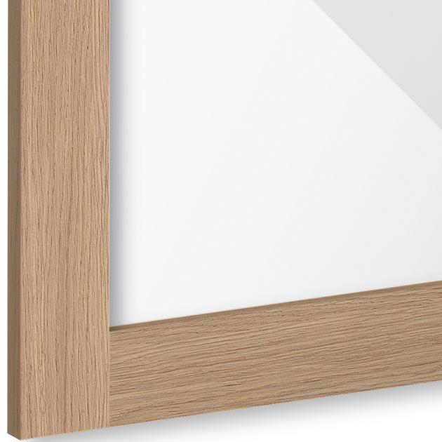white glass insert