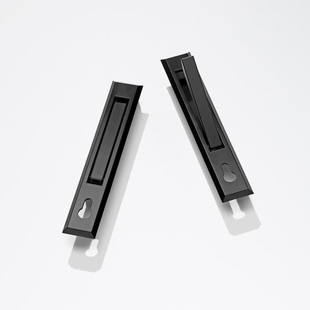black door handles hardware