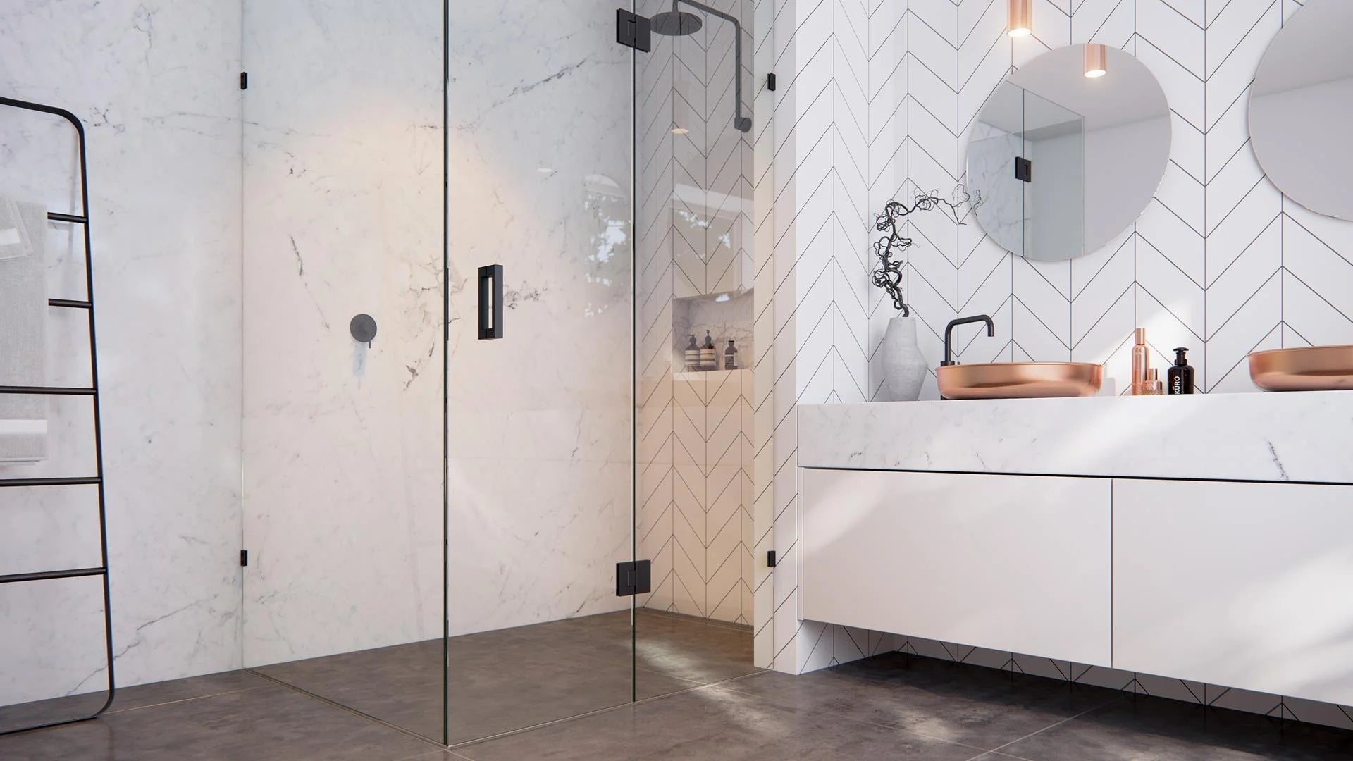 Frameless Shower Screens