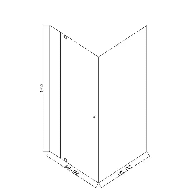 H1950 X W850 X D890 (mm)
