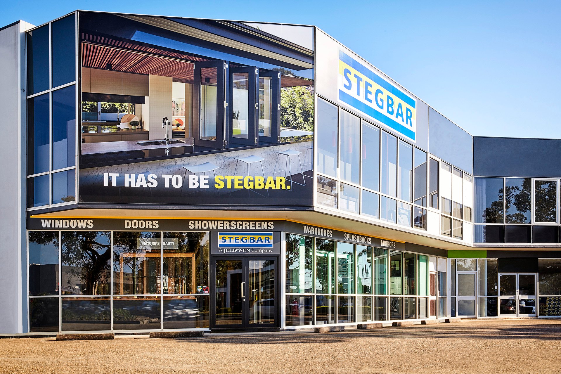 Stegbar Taren Point showroom