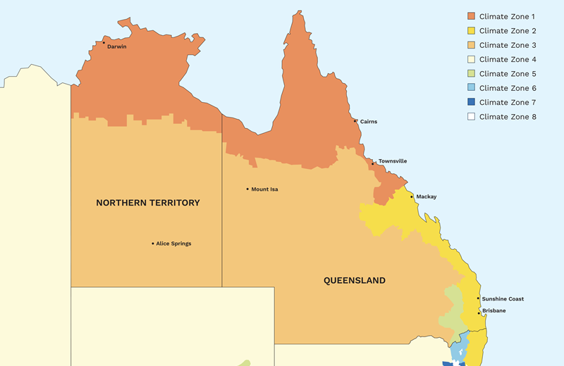 Climate Zones in QLD
