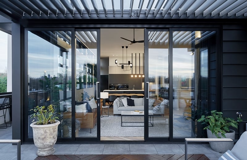 Large expanses of glass