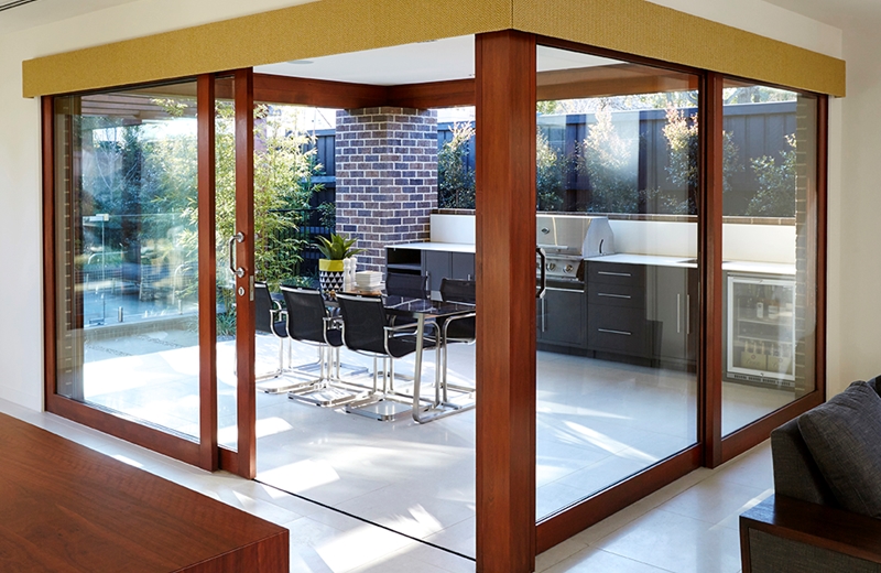 Timber Sliding And Stacking Doors Stegbar, Wooden Sliding Door Sizes
